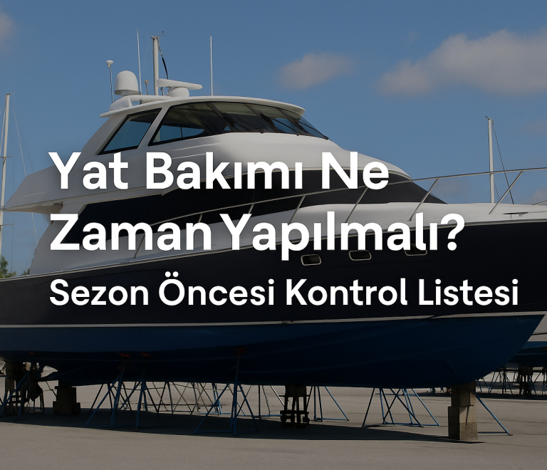 Yat Bakımı Ne Zaman Yapılmalı? Sezon Öncesi Kontrol Listesi